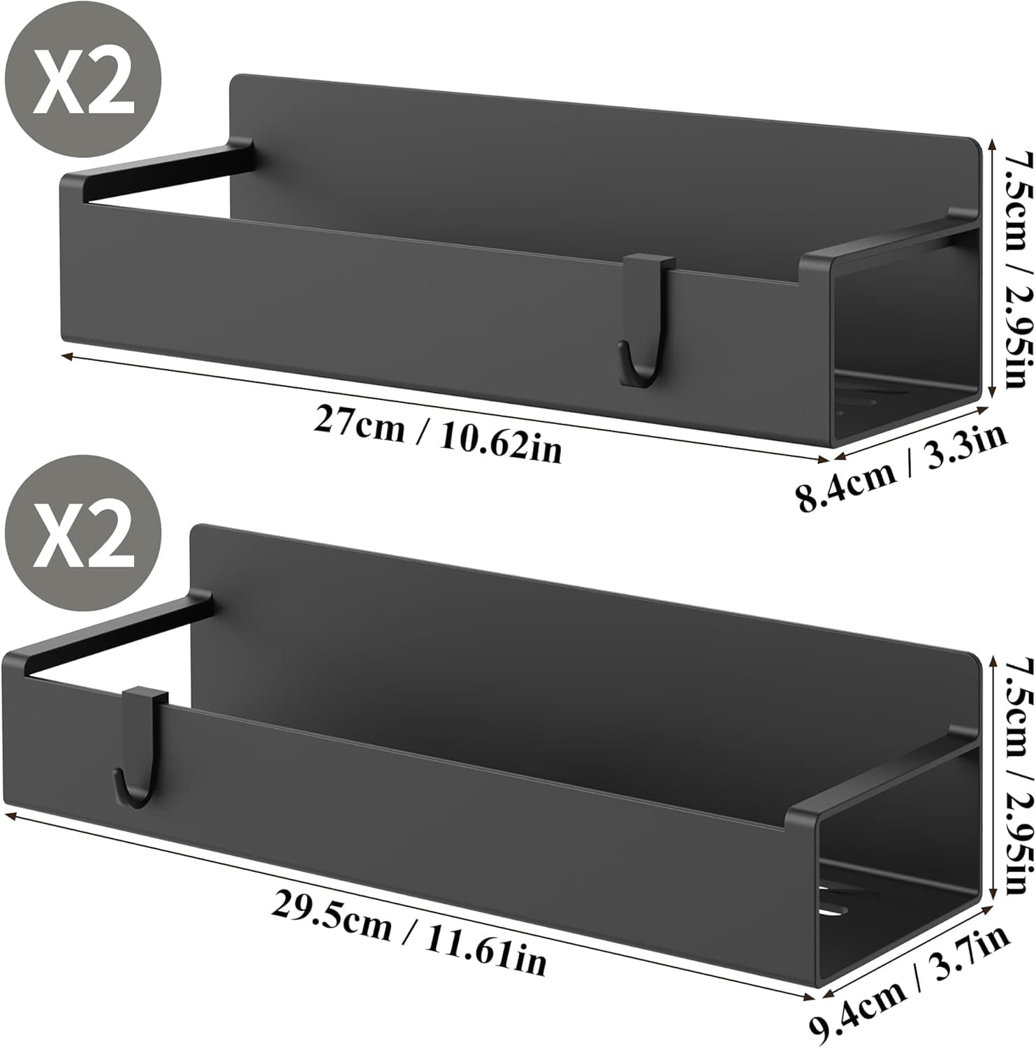 Huggiegems Magnetic Spice Rack Organizer - Thumbnail 2