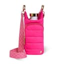 Bright Pink - Cream Striped Strap