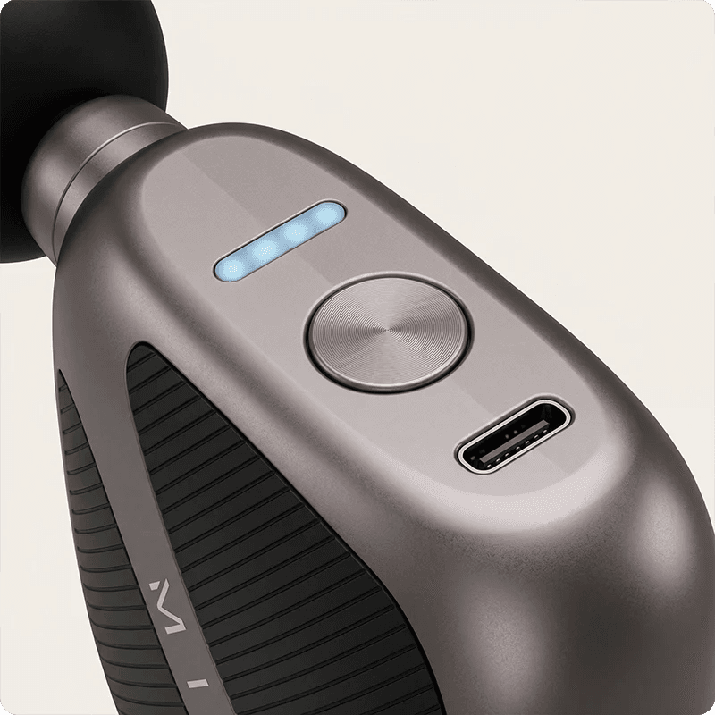 Rub Hand Fast Miko Pulse Go Portable Massage Gun with Adjustable Intensity and ...