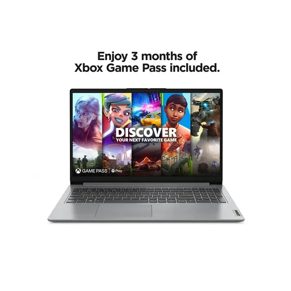 Lenovo IdeaPad 1 Laptop, 15.6” FHD Display, AMD Ryzen 5 5500U, 8GB RAM, 512GB SSD, Windows 11 Home, 720p Camera w/Privacy Shutter, Smart Noise Cancelling, Cloud Grey - Image 4