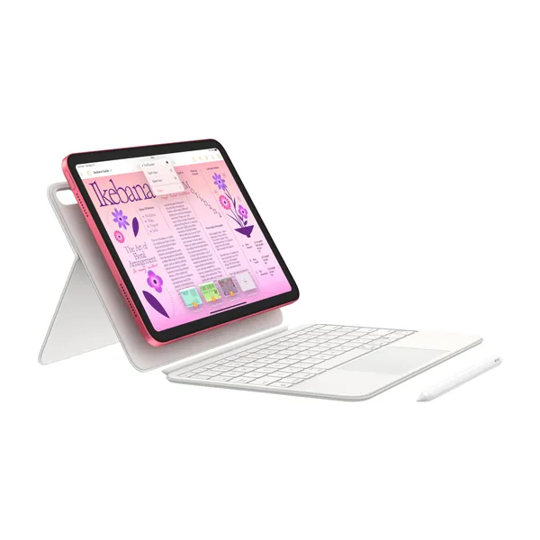 Apple iPad (10th Generation): with A14 Bionic chip, 10.9-inch Liquid Retina Display, 64GB, Wi-Fi 6, 12MP front/12MP Back Camera, Touch ID, All-Day Battery Life – Pink - Image 5