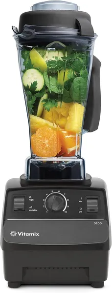 Vitamix 5200 Blender, Professional-Grade, Container, Self-Cleaning 64 oz, Black/Grey Black Blender