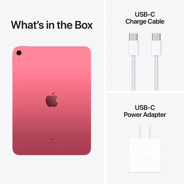 Apple iPad (10th Generation): with A14 Bionic chip, 10.9-inch Liquid Retina Display, 64GB, Wi-Fi 6, 12MP front/12MP Back Camera, Touch ID, All-Day Battery Life – Pink - Image 6