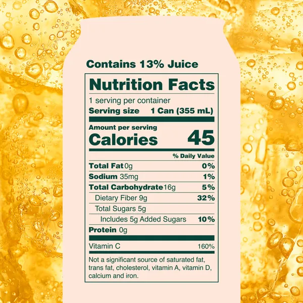 OLIPOP Prebiotic Soda Pop, Orange Squeeze, Prebiotics, Botanicals, Plant Fiber, 12 fl oz (12 Cans) - Image 2