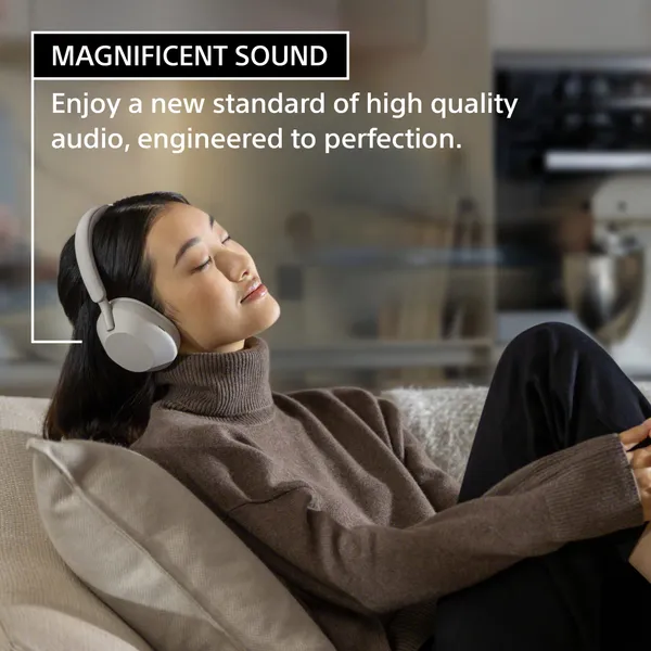 Sony WH-1000XM5 Premium Noise Canceling Headphones, Auto NC Optimizer, 30-Hour Battery, Alexa Voice Control, Midnight Blue - Image 3