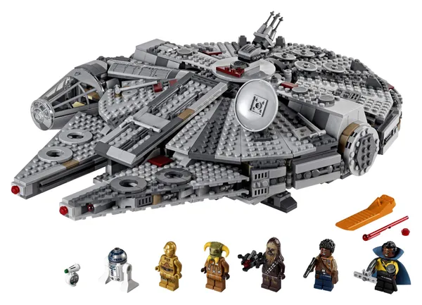 LEGO Star Wars Millennium Falcon 75257 Building Set - Starship Model with Finn, Chewbacca, Lando Calrissian, Boolio, C-3PO, R2-D2, and D-O Minifigures, The Rise of Skywalker Movie Collection - Image 5