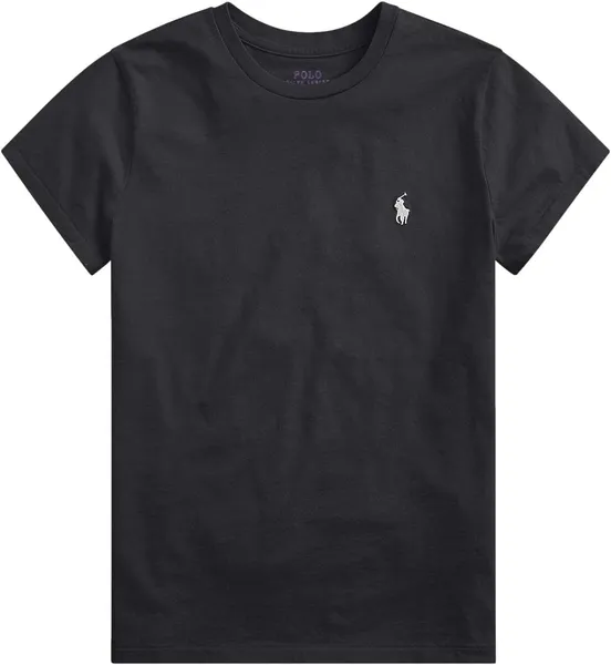 Polo Ralph Lauren Womens Crew Neck Jersey T-Shirt X-Small Polo Black.