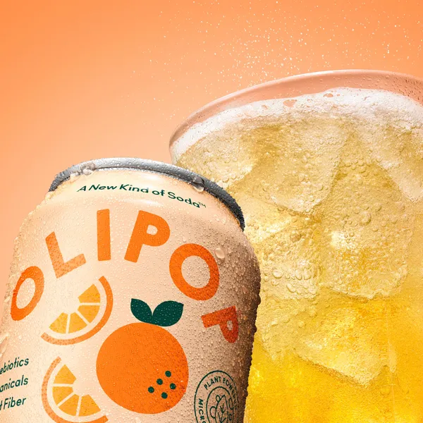 OLIPOP Prebiotic Soda Pop, Orange Squeeze, Prebiotics, Botanicals, Plant Fiber, 12 fl oz (12 Cans) - Image 5
