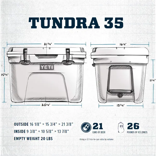 YETI Tundra 35 Cooler Rescue Red - Image 2