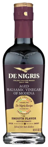 De Nigris Balsamic Vinegar Of Modena 8,5 Oz (250ml) | Balsamic Vinegar From Modena Italy Aged For 3 Years In Antique Wooden Casks | Balsamic Vinegar Aged | Aged Balsamic Vinegar