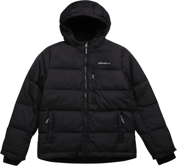 Eddie Bauer Boys' Winter Jacket - Heavyweight Quilted Down Jacket - Insulated Hooded Outerwear Coat for Boys (5-20) 5-6 Black