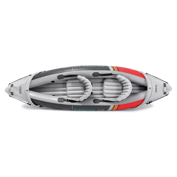 INTEX 2-Person Inflatable Kayak Set, Dakota K2 with 86in Oars and Pump - Image 7