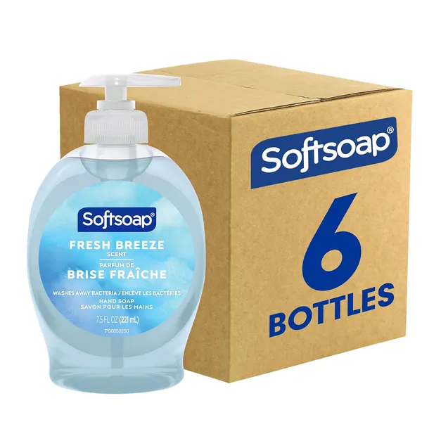 Softsoap Liquid Hand Soap, Fresh Breeze - 7.5 Fl Oz (Pack of 6) Fresh Breeze 7.5 Fl Oz (Pack of 6)